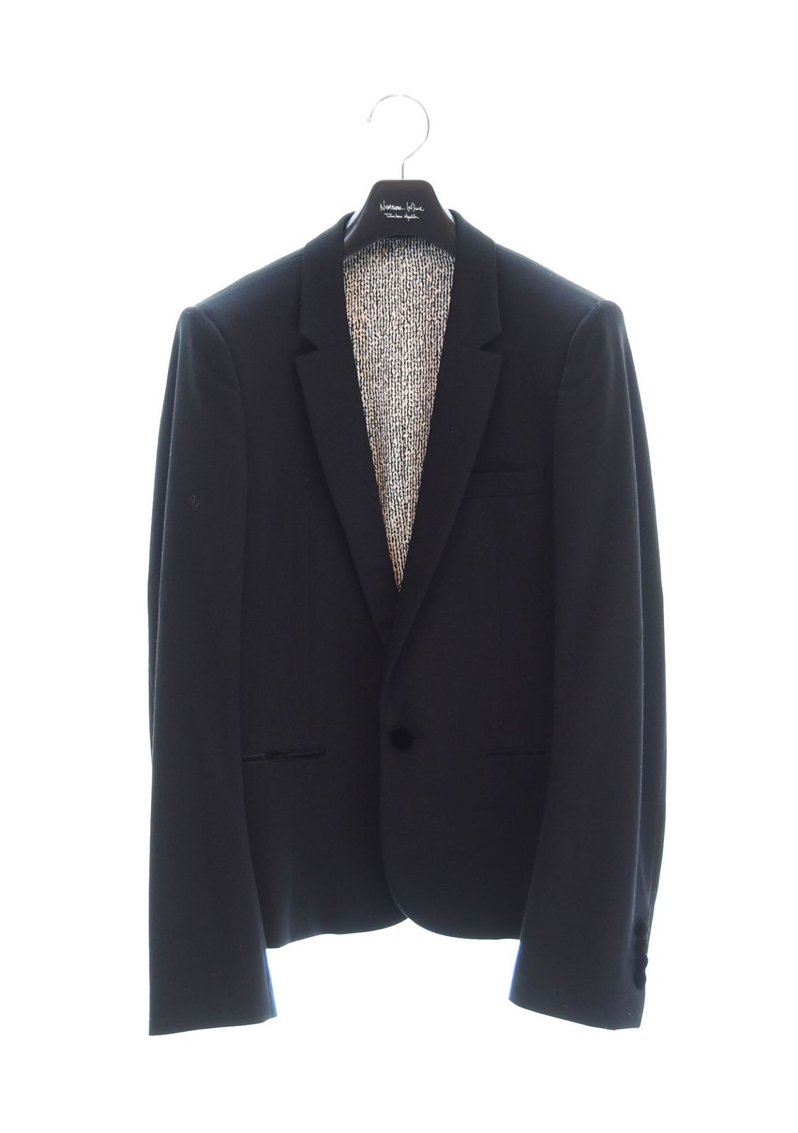 ナンバーナイン 07AW (F7CLASSIC-J001) ジャケット 黒 2 ナンバーナイン 07AW (F7CLASSIC-J001) ジャケット 黒 2