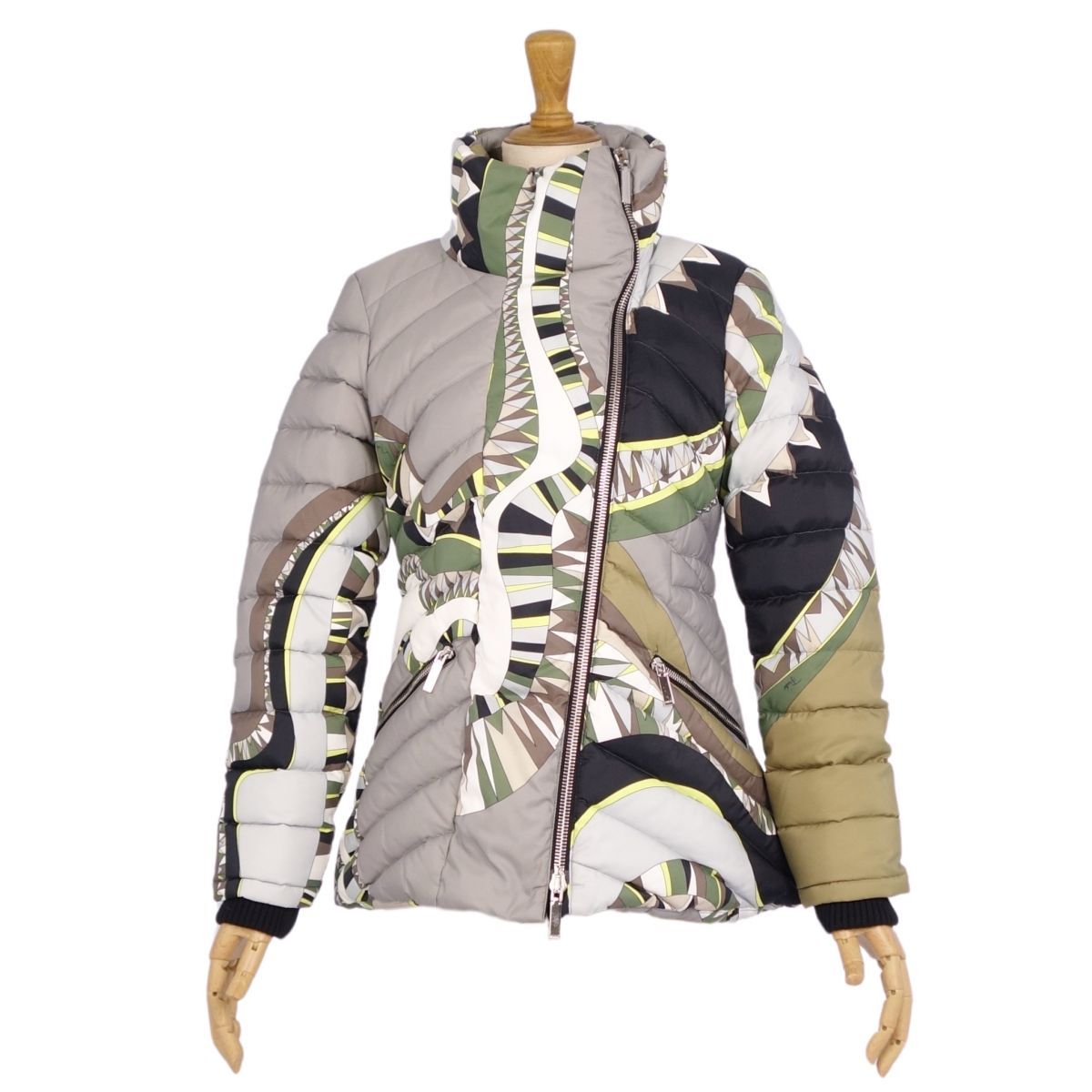 美品 エミリオプッチ EMILIO PUCCI ジャケット ダウンジャケット 総 