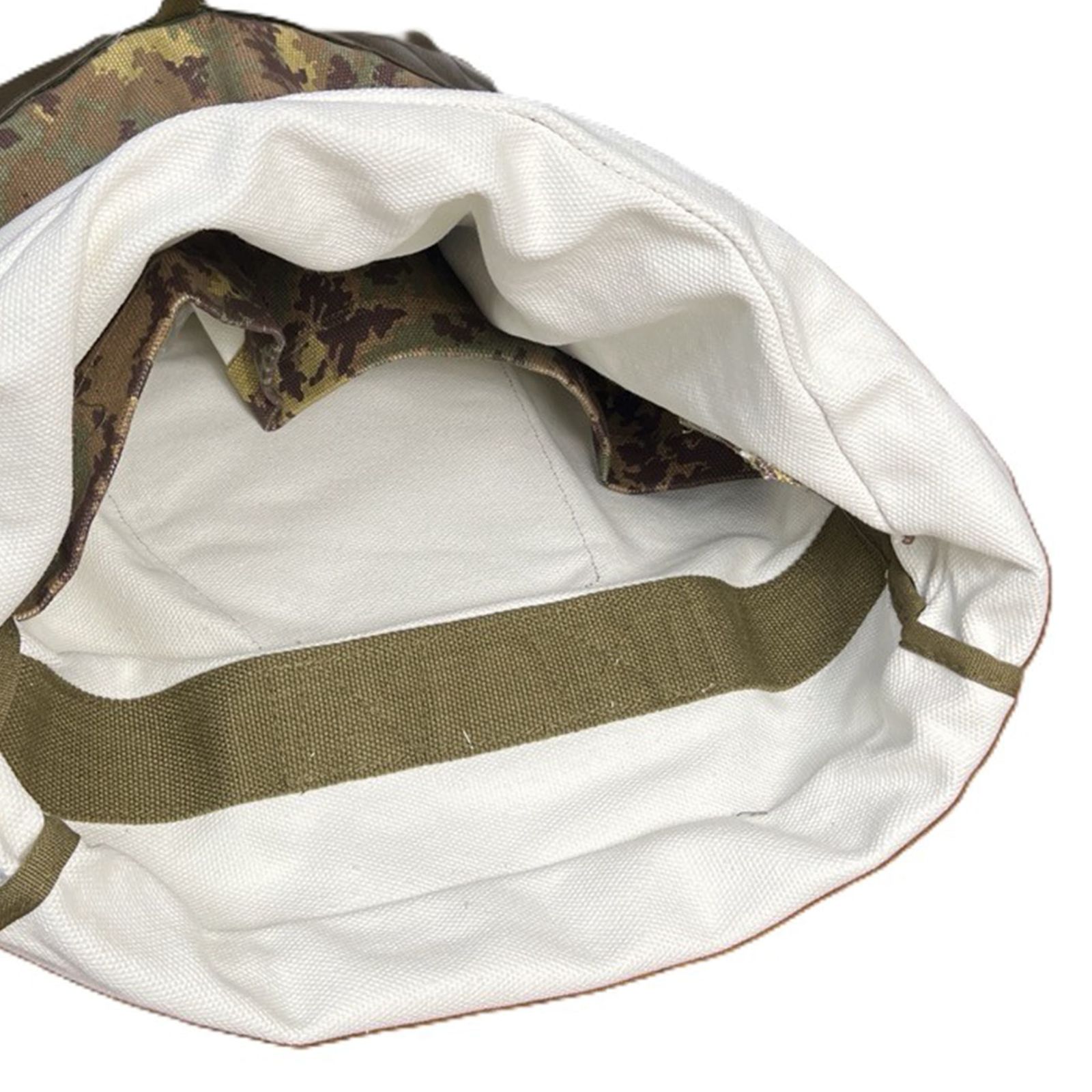 イタリア軍放出品 バックパック ベジタト迷彩 キャンバス製 [ 可 ]