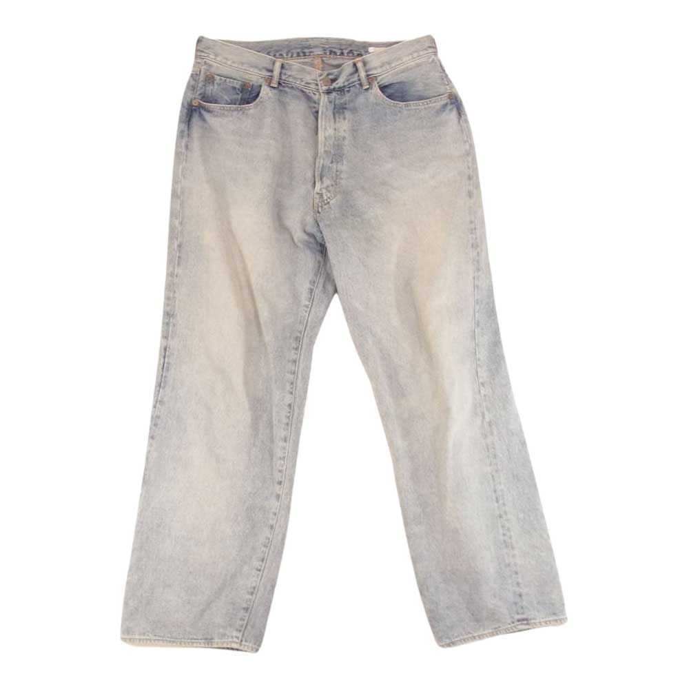 COMOLI コモリ 22AW W03-03004 BLEACH DENIM ブリーチ デニム 5P