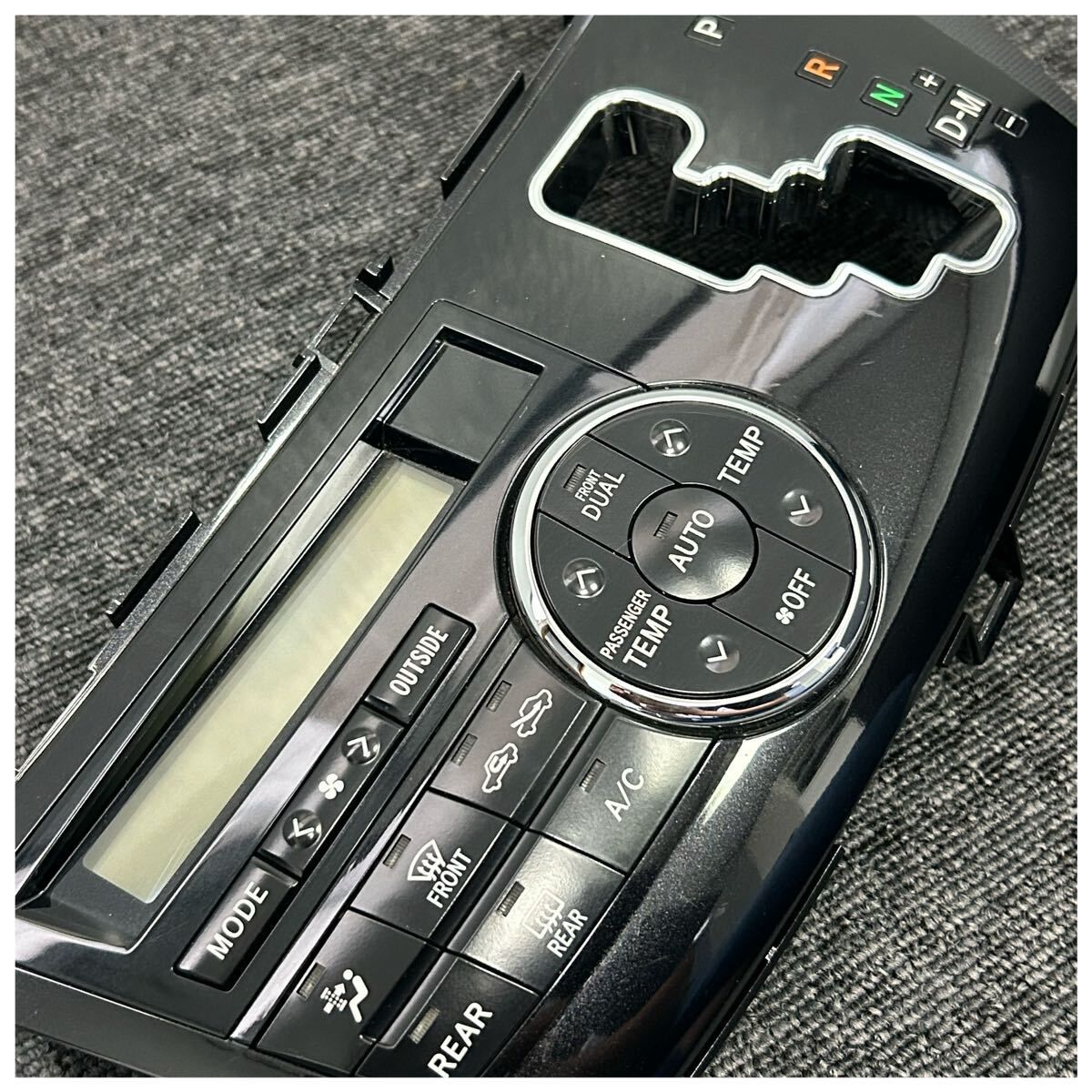 acr55wエスティマオーディオパネル シルバー トヨタ エスティマ ACR55W/GSR55W 純正フロントセンターパネル