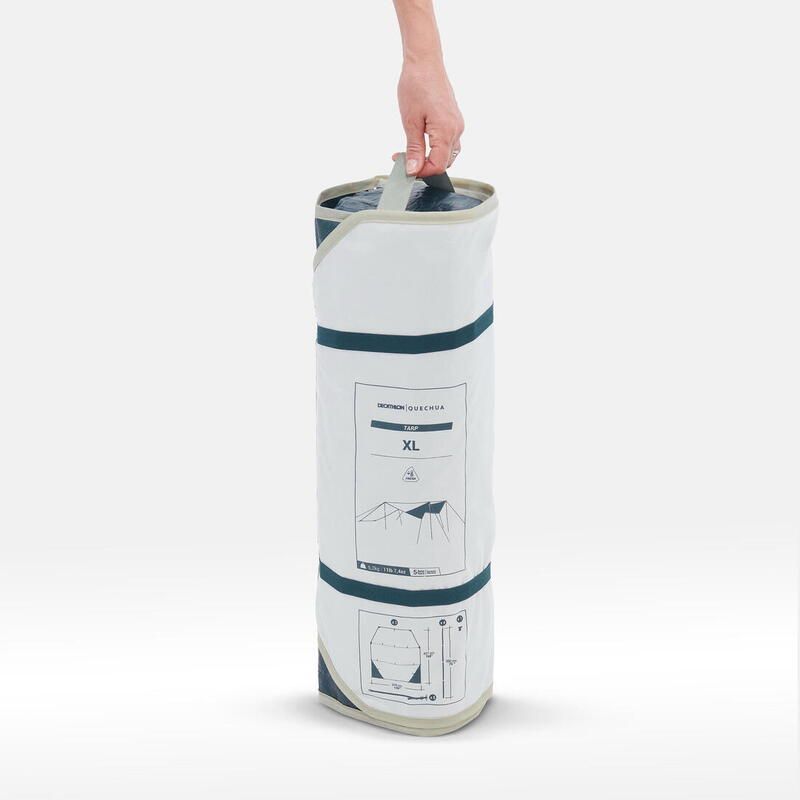 Quechua ケシュア キャンプ タープ ヘキサタープ UVカット FRESH XL サイズ ホワイト XL