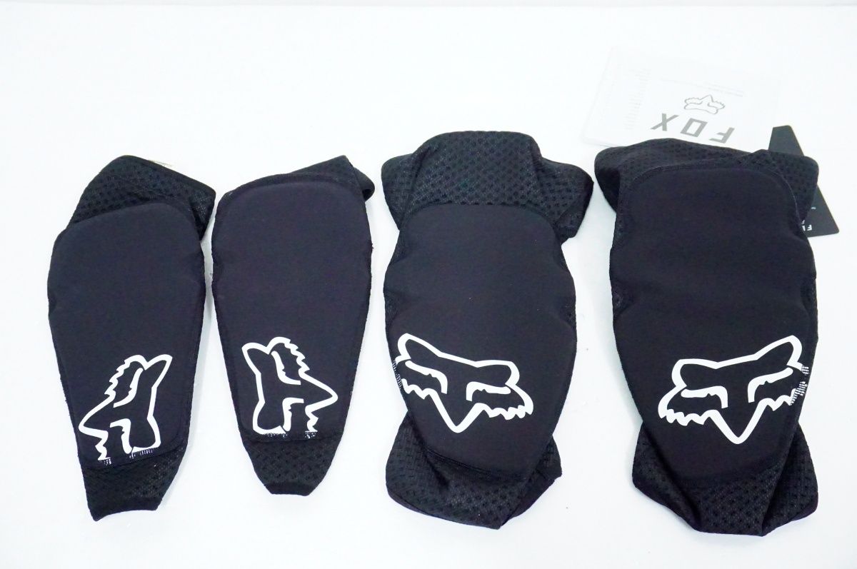 FOX エルボー／ニーガード セット 白 FOX 白 エルボー／ニーガード