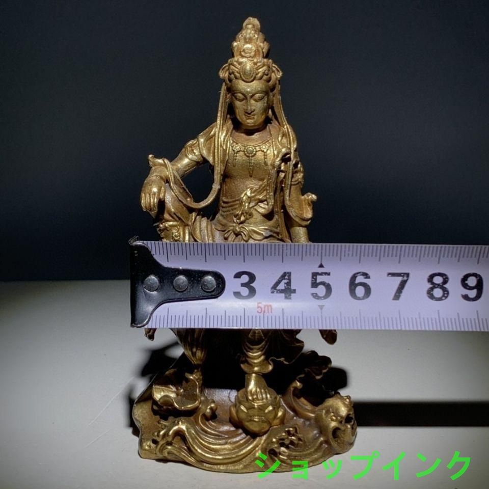銅器 仏教 仏像 古美術 コレクション品 銅製 工芸品 彫刻装飾品置物 仏教美術 古銅鍍金 チベット仏 仏像 置物 M R9182 - メルカリ