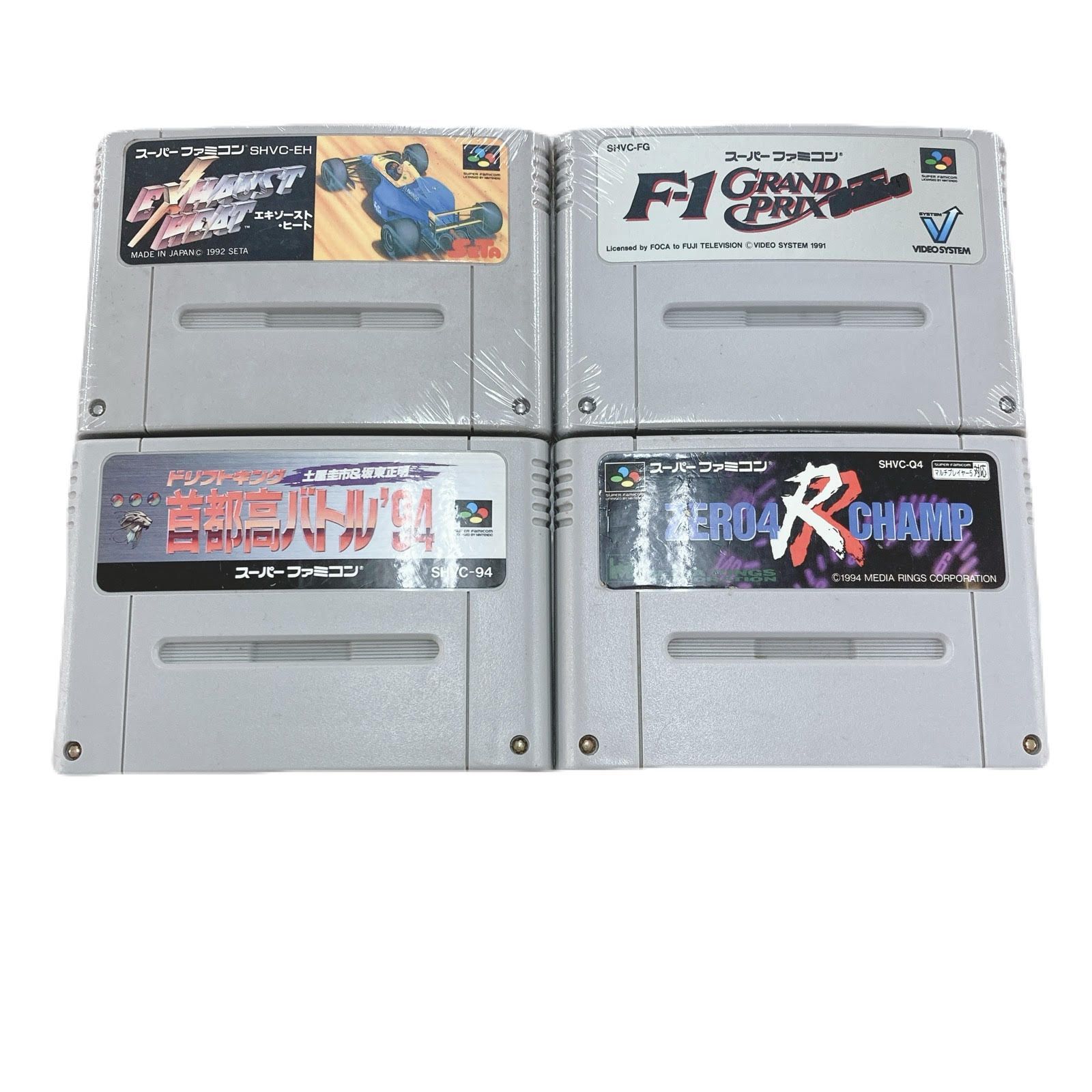 S107【セット販売】スーパーファミコン スーファミ ゲームソフト レーシングゲームセット F-1 F-1グランプリ エキゾーストヒート 首都高バトル  ドリフトキング カーレース レース その他 計４本セット - メルカリ