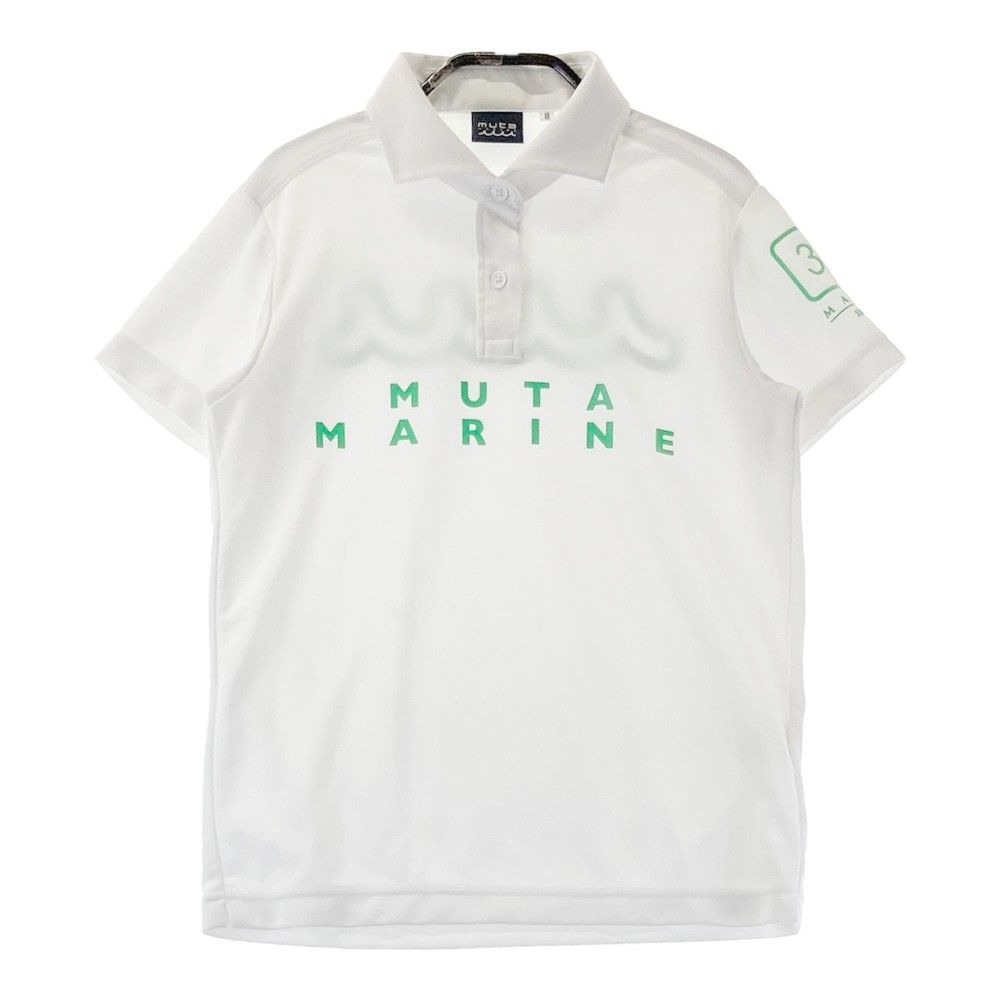 MUTA MARINE GOLF ポロシャツ ホワイト サイズ6