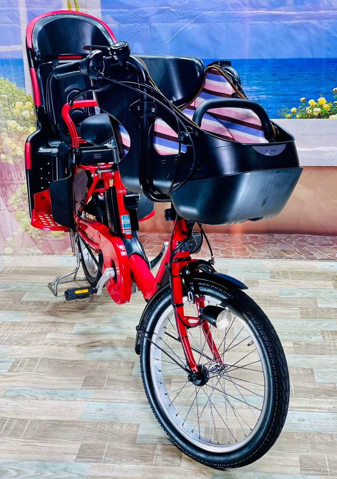 超特価！パナソニックギュット大容量12AH！子供乗せ電動アシスト自転車Y1593 楽天市場】電動自転車 パナソニック 子供乗せ（カラーホワイト