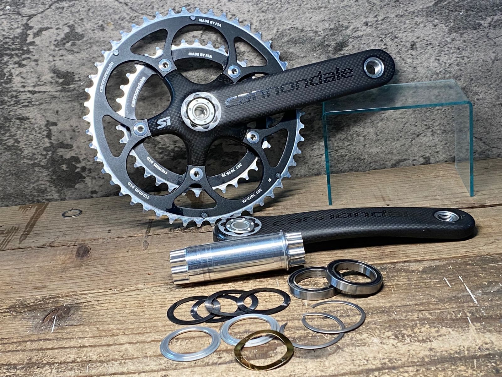 JA823 キャノンデール CANNONDALE SI カーボンクランク BB30 50-36T 