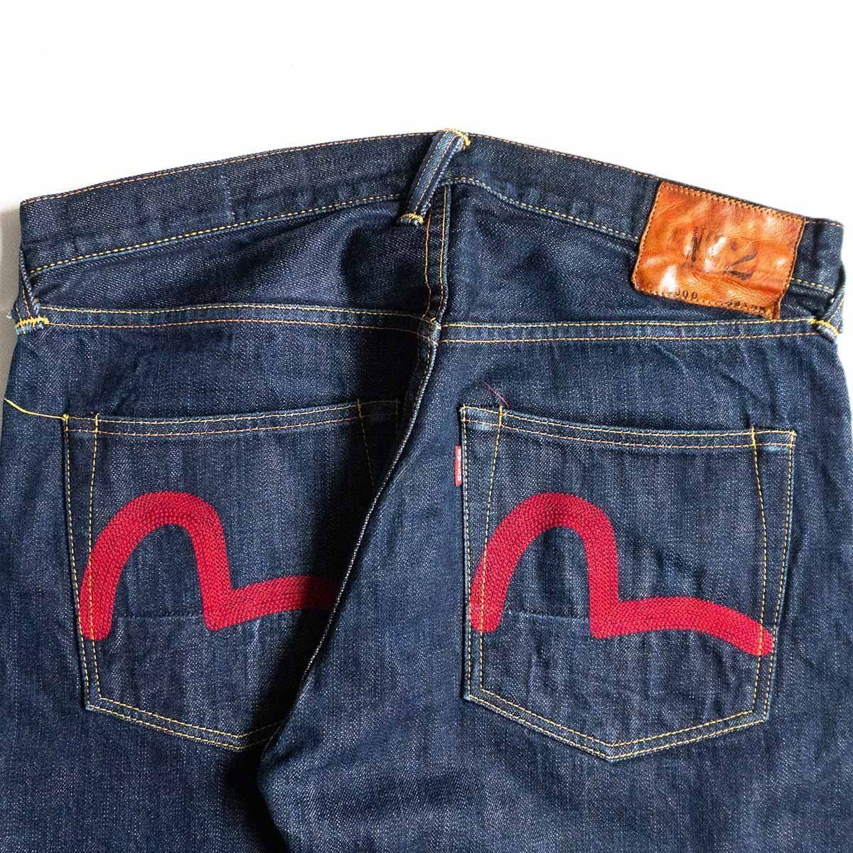 【美品/濃紺】EVISU LOT2001 デニムパンツ エビス ジーンズ カモメ 雰囲気抜群/濃紺】EVISU 【LOT.2000Z デニムパンツ】31×35