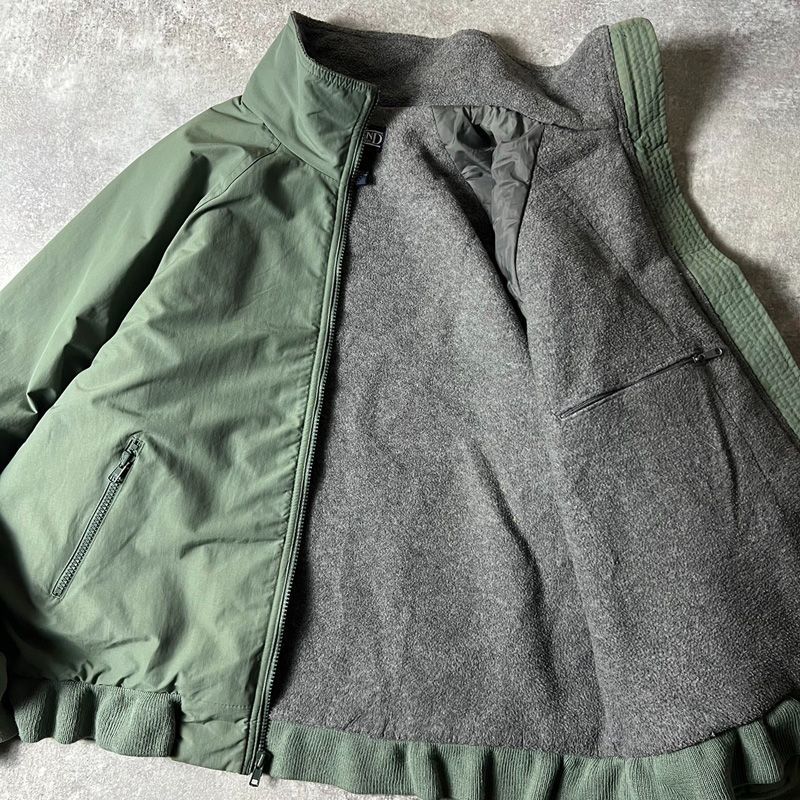 90s LAND'S END フリース ライナー ナイロン シェル ジャケット 90s LAND'S END フリース ライナー ナイロン シェル ジャケット