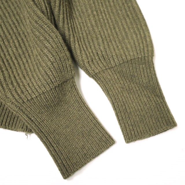 YLEVE イレーヴ Extra Fine Merino Wool Half Zipped Knit エクストラファインメリノウールハーフジップニット 168-1260053 Brown セーター YLEVE イレーヴ Extra Fine Merino Wool Half Zipped Knit