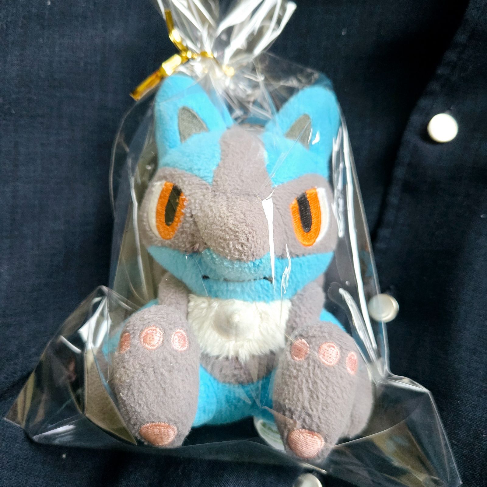 ★ポケモンセンター ポケドール ルカリオ ぬいぐるみ 2005年 ❤新品・紙タグ付き❤ ポケモンドールズ ルカリオ ぬいぐるみ