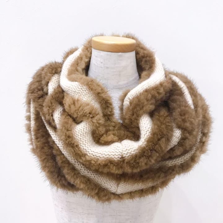 人気の福袋 クラシック 新品、未使用 Leilian レリアン 毛皮 スヌード