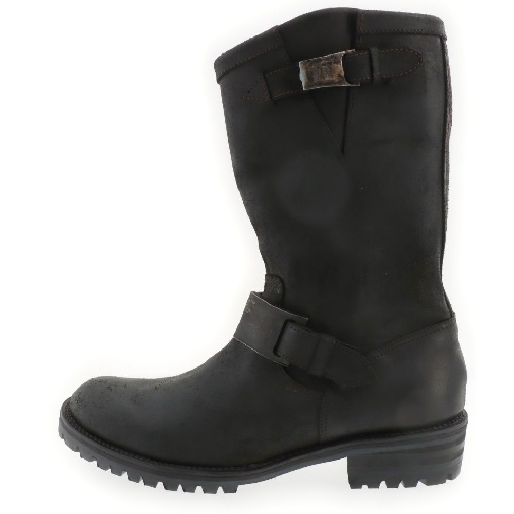 靴 BACKRUSH / suede engineer boots BACKLASH（バックラッシュ） ジャパンショルダー製品染めエンジニア