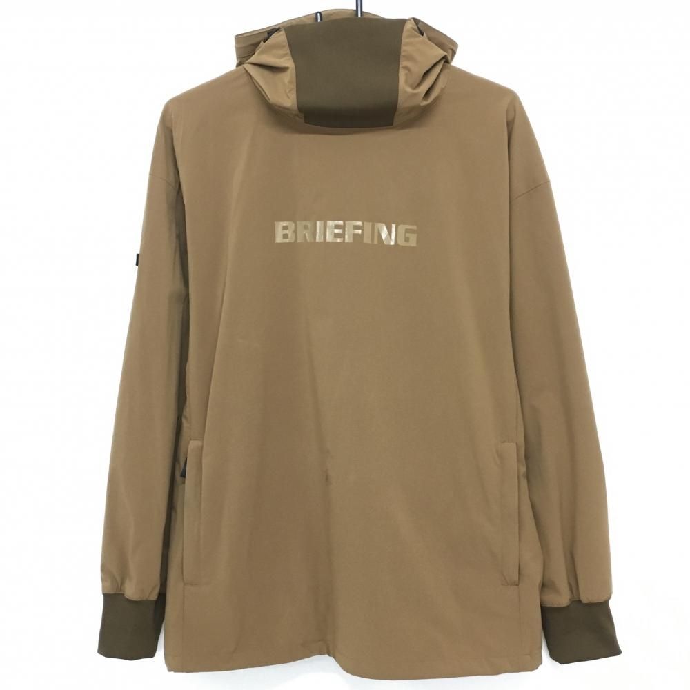 BRIEFING フード付きブラウンジャケット 美品 定価2.5万 BRIEFING
