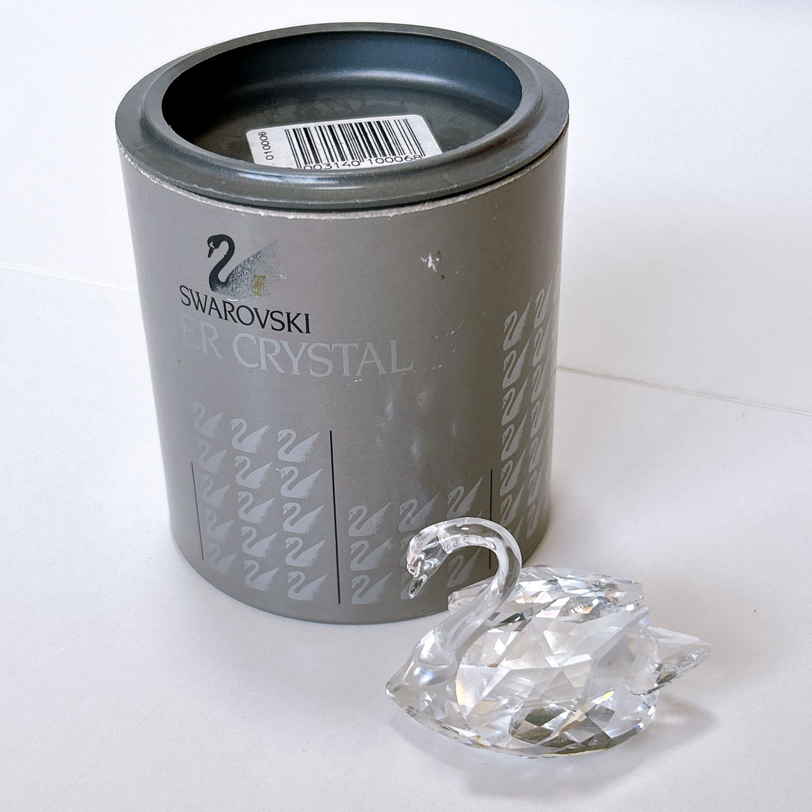 スワロフスキー クリスタル 置物 白鳥 スワン 箱あり インテリア 美品