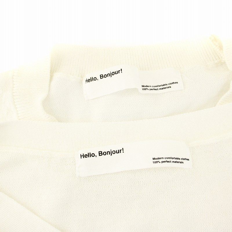 アパルトモン ドゥーズィエムクラス Hello Bonjour Knit