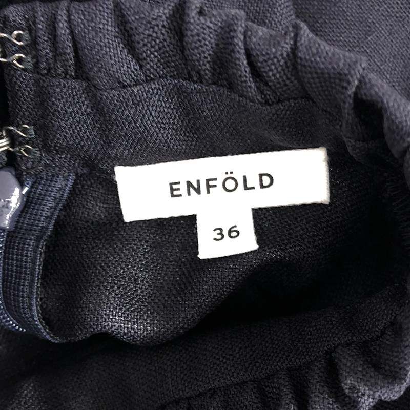 【新品】ENFOLD エンフォルド 立体スリーブドレス リネンライク ワンピース ENFOLD リネンライク立体スリーブドレス未使用‼️
