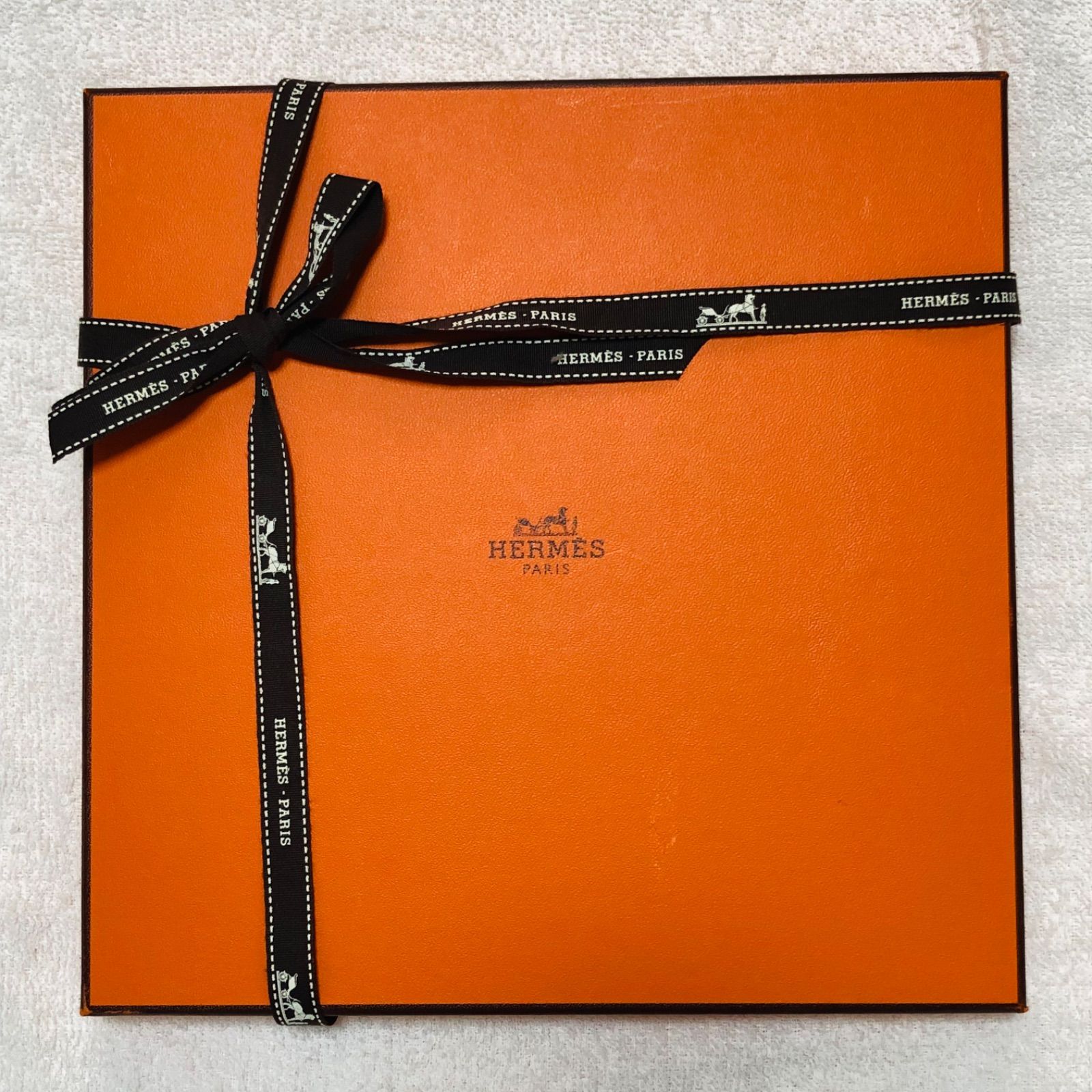 【お気にいる】 □良品□HERMES エルメス 木馬の刺繍 ハンドタオル2枚セット タオル