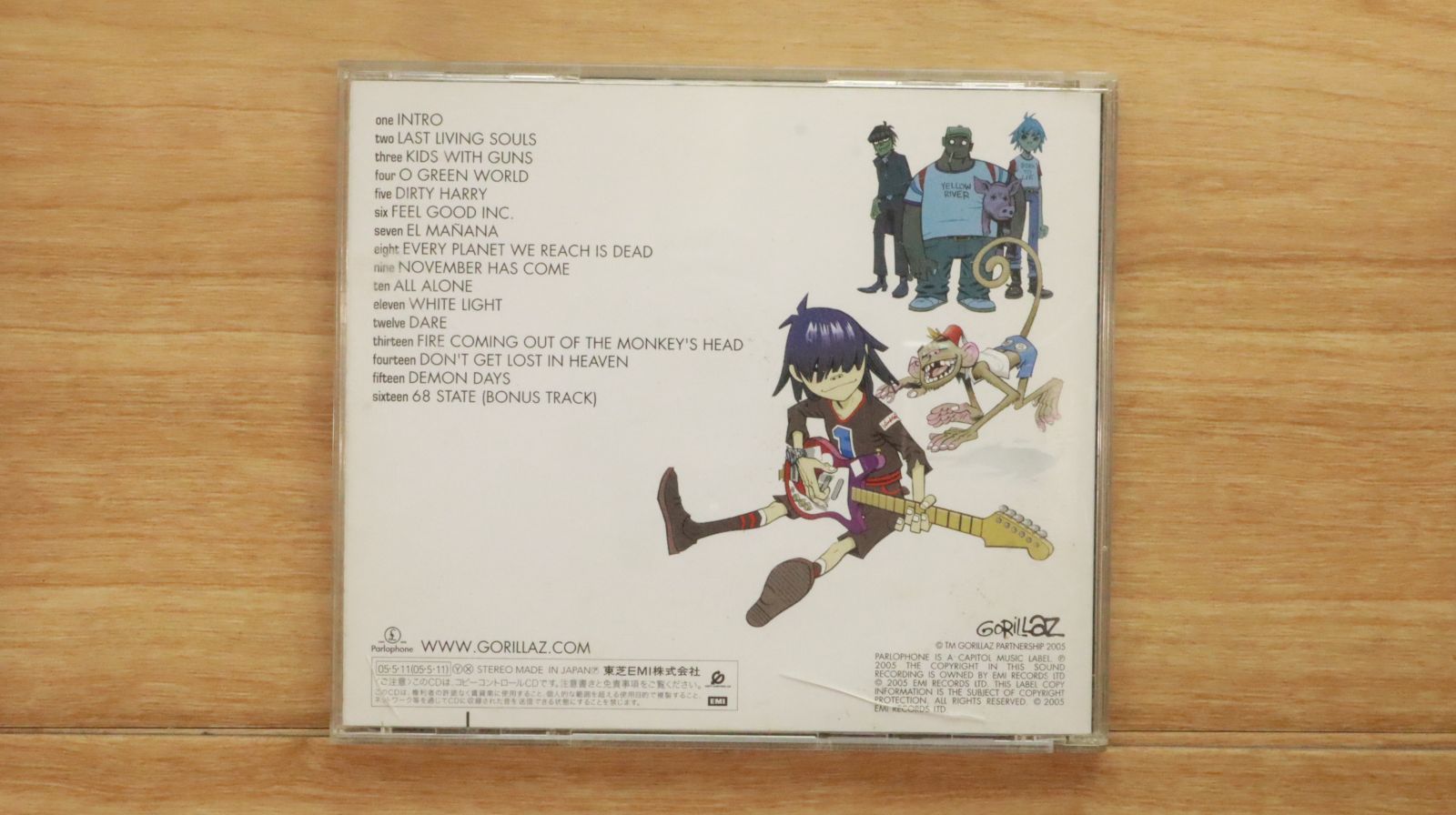 国内盤CD☆ゴリラズ/GOROLLAZ□ ディーモン・デイズ (CCCD