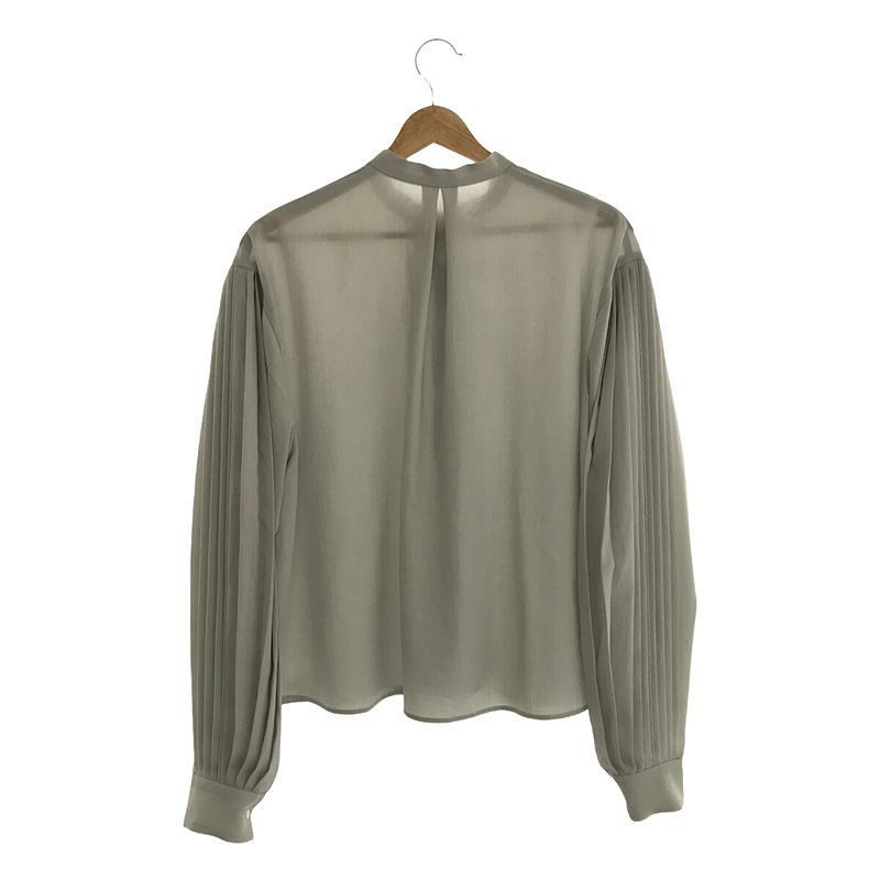 itochi / 服屋 イトチ | pacla⁺ pleated sleeve blouse シャツ | F | アイスグレー | レディース 極美品✨ itochi pacla+ プリーツスリーブブラウス アイスグレー