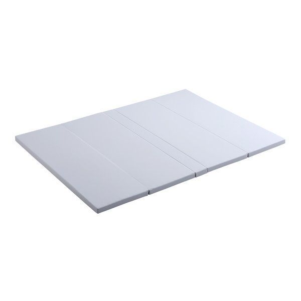 折りたたみ式キッズプレイマット Sサイズ 約120×160cm グレー 代引不可