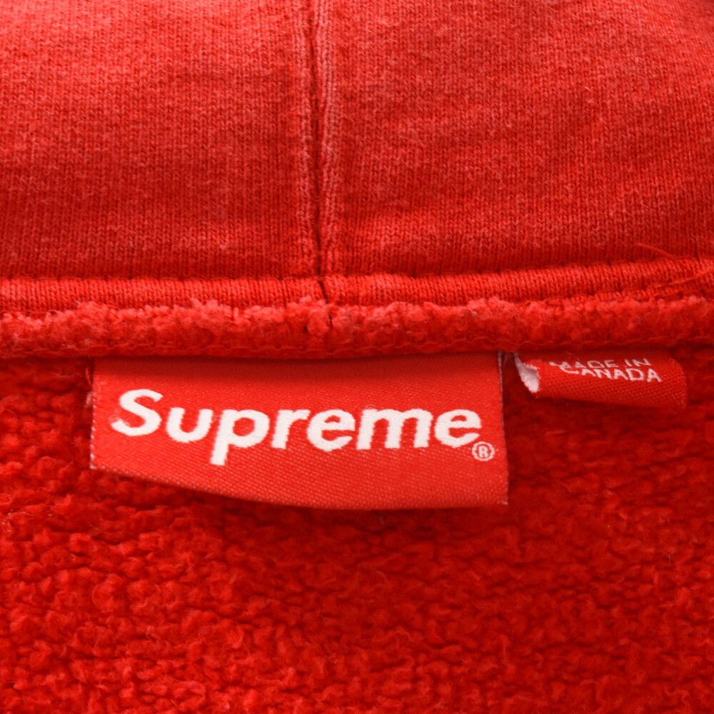 SUPREME (シュプリーム) 15AW Felt Hooded Logo Zip Up Sweat フェルト