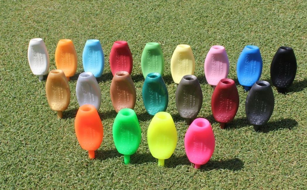 パリティー 12本セット 日本製 蛍光色 ゴルフ ティー グリーン