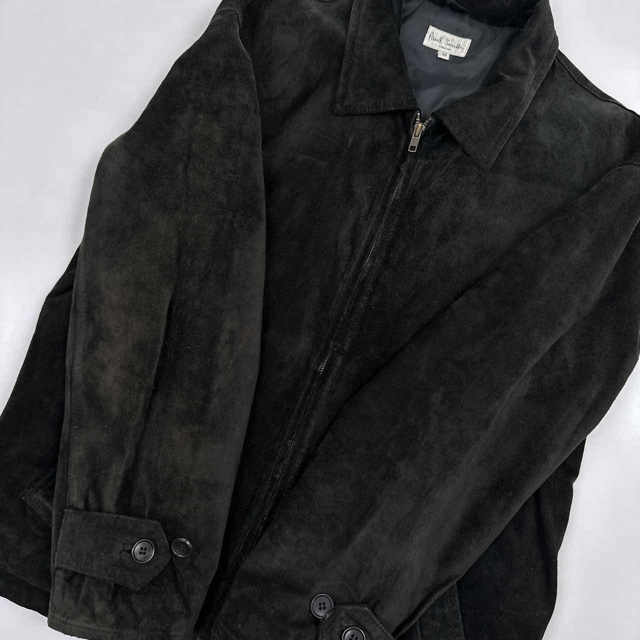 90s ヴィンテージ Paul Smith 本革 豚革 ピッグスキン スウェード