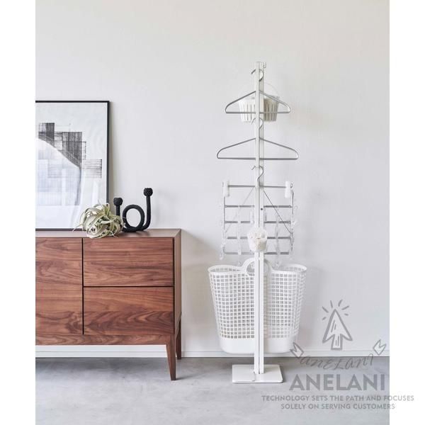 人気推薦◆折り畳み室内物干し 物干し台ブラック