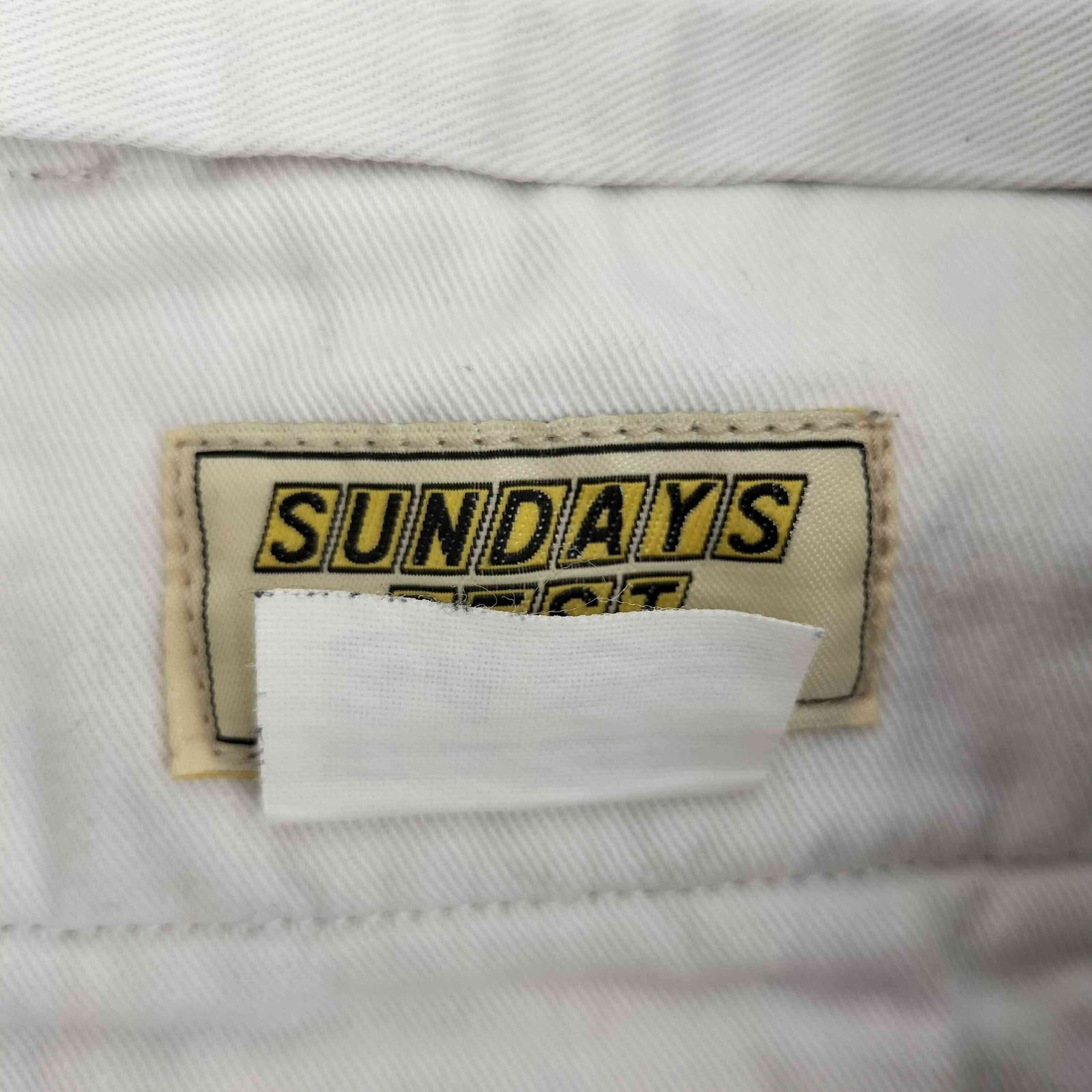 サンデイズベスト　チノパン　34 美品 サンデイズベスト SUNDAYS BEST ワイドチノパンツ メンズ 34