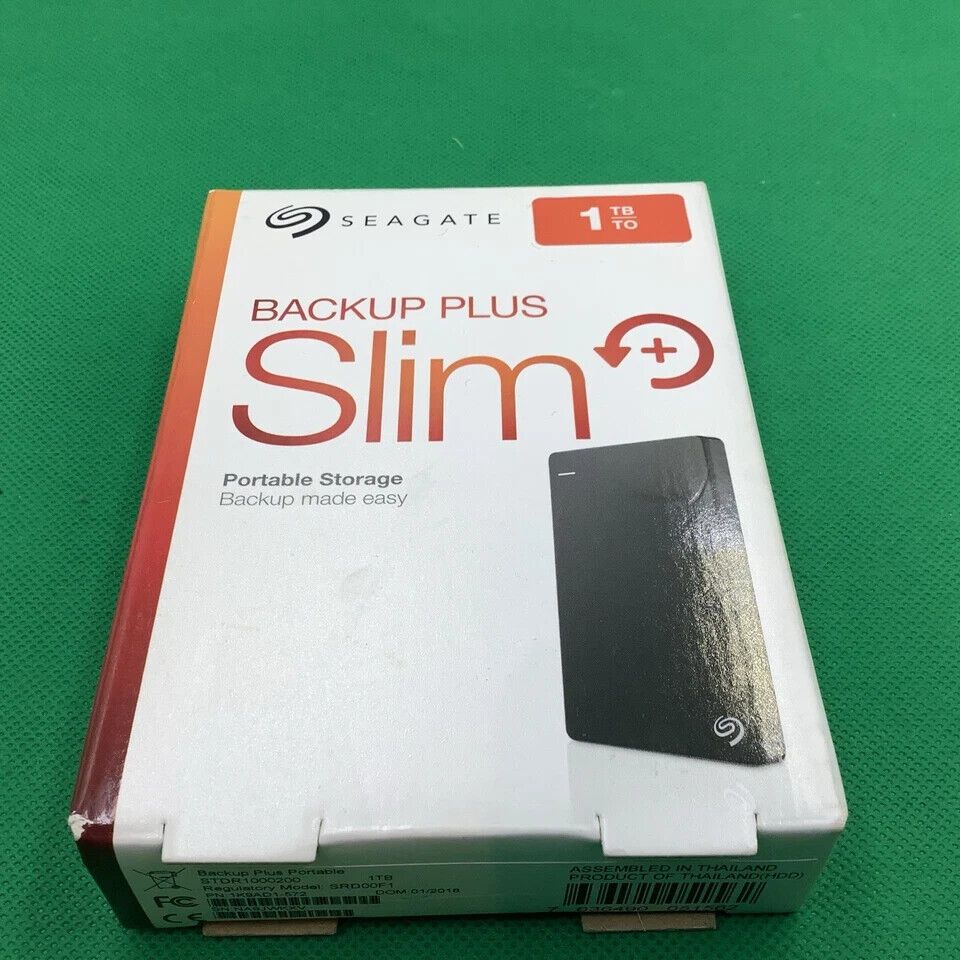 Seagate Backup Pl スリム 1TB B 3.0 Ptable 外付けハード ドライブ