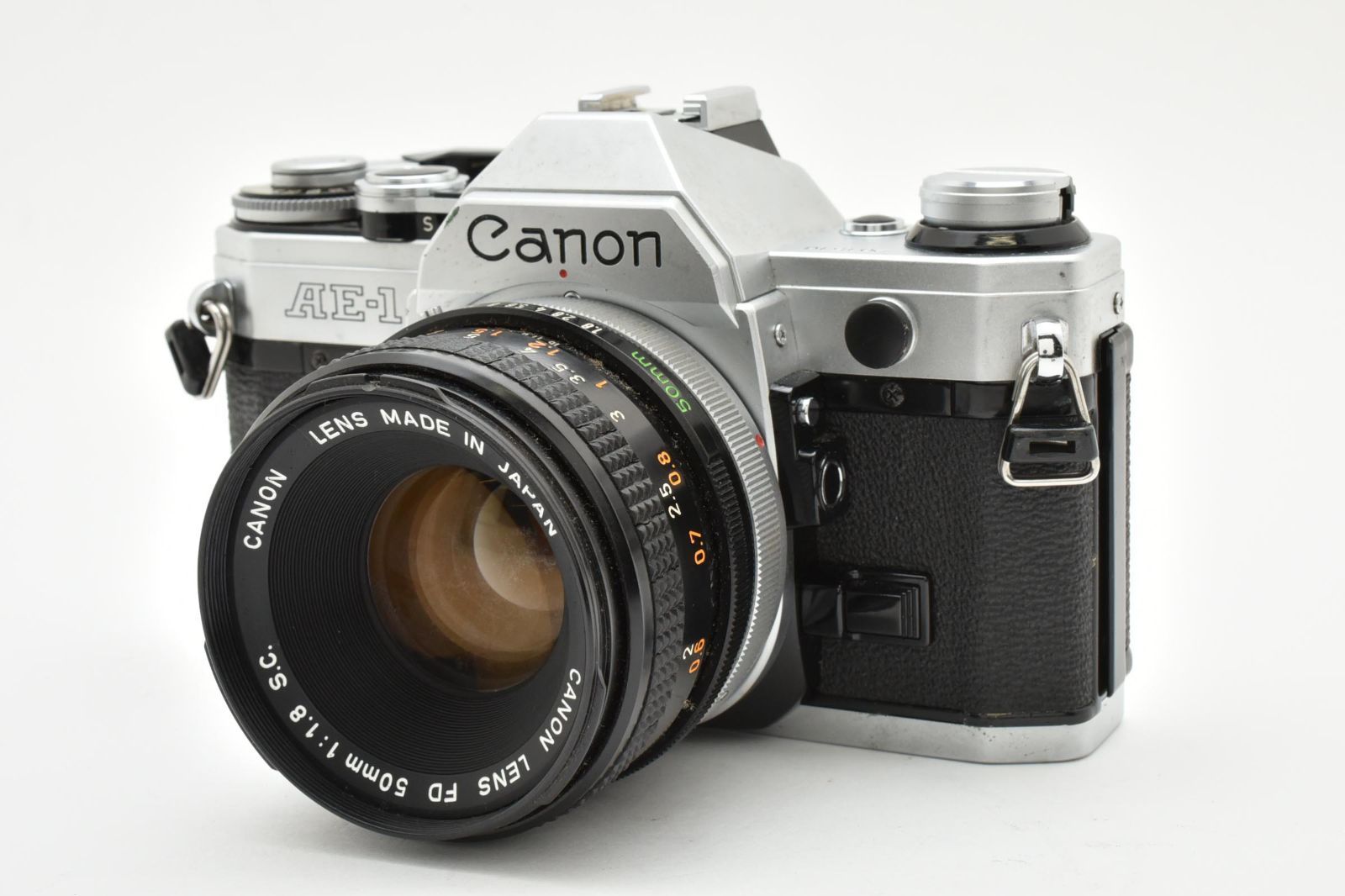Canon／キヤノン AE-1 シルバー ボディ + FD 50mm F1.8 S.C