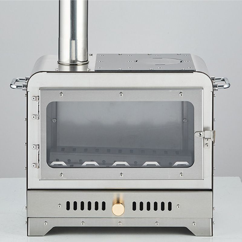 ファイナルセール開催中！ 薪ストーブ 二次燃焼 ストーブ 耐熱ガラス テントストーブ 煙突付き コンパクト 折り畳み式ハンドル 暖炉 焚火台 アウトドア キャンプ BBQ 質の良い