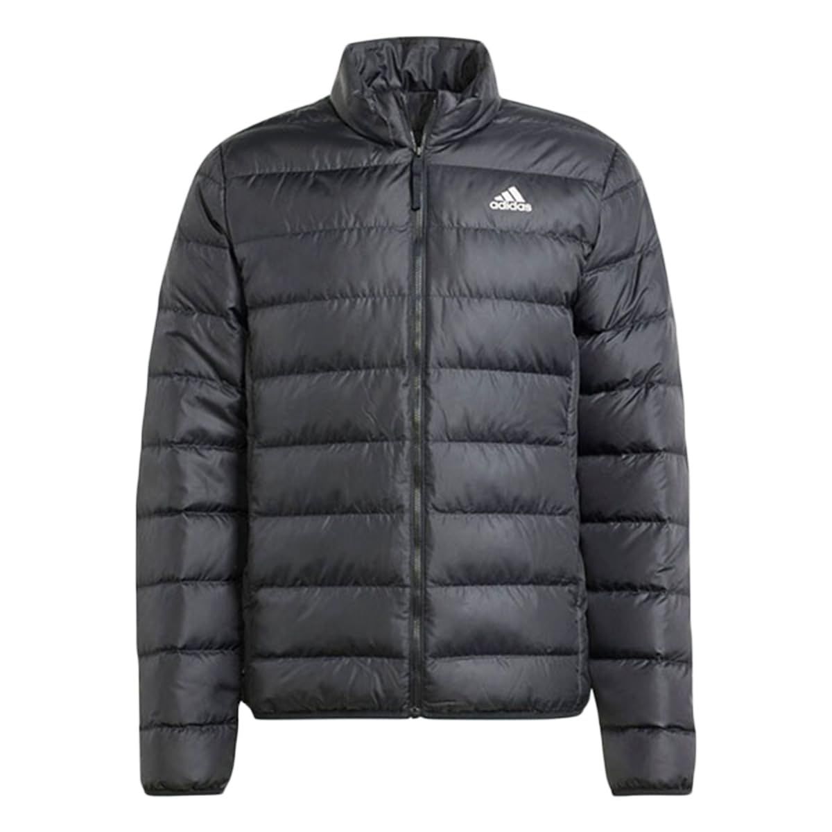アディダス ダウン エッセンシャルズ ライトダウンジャケット DKG29 メンズ ブラック HZ5730 J|2XL ブラック HZ5730 2XL