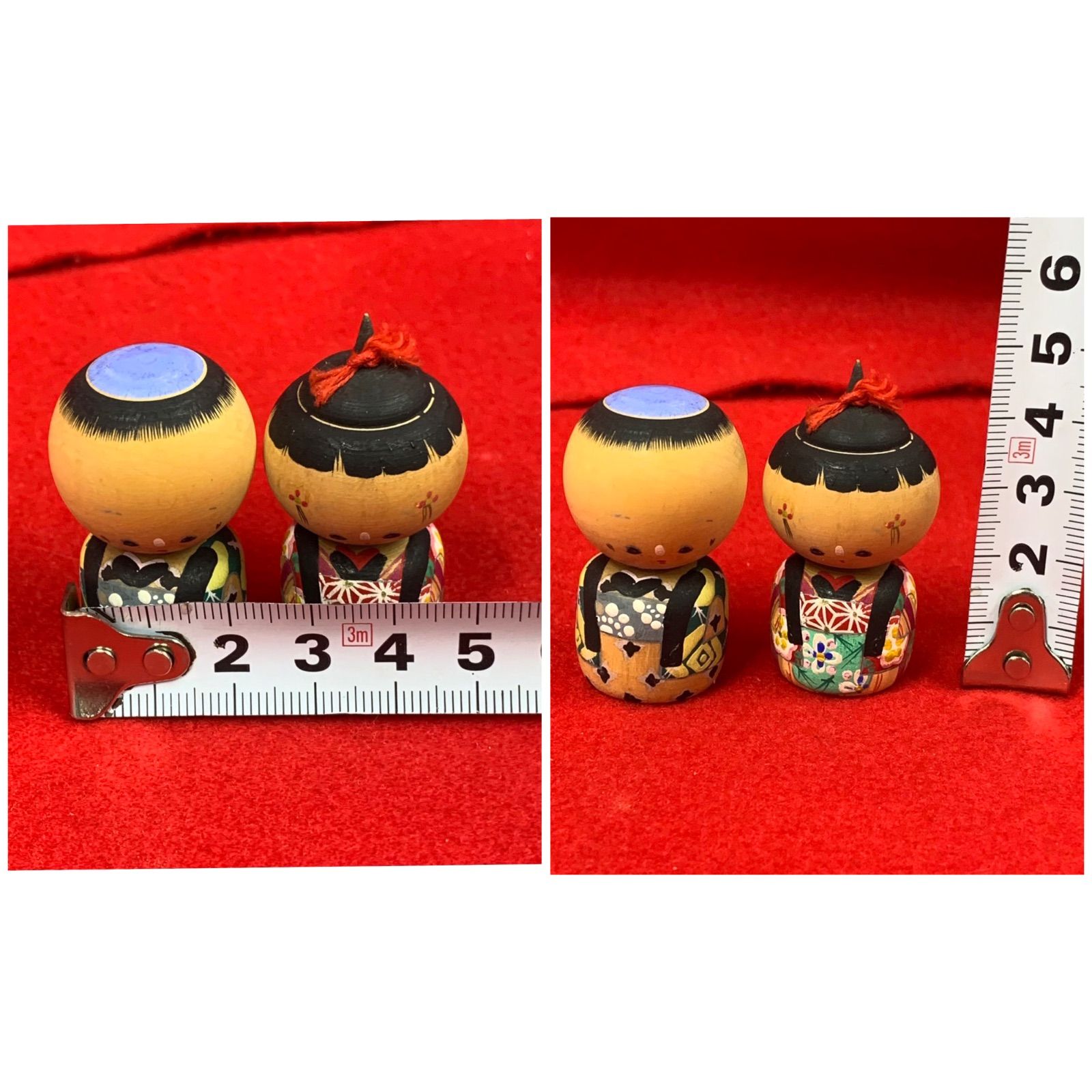 激レア まゆみこけし 井上義治作 坊やりぼん 一寸五分 木箱入り