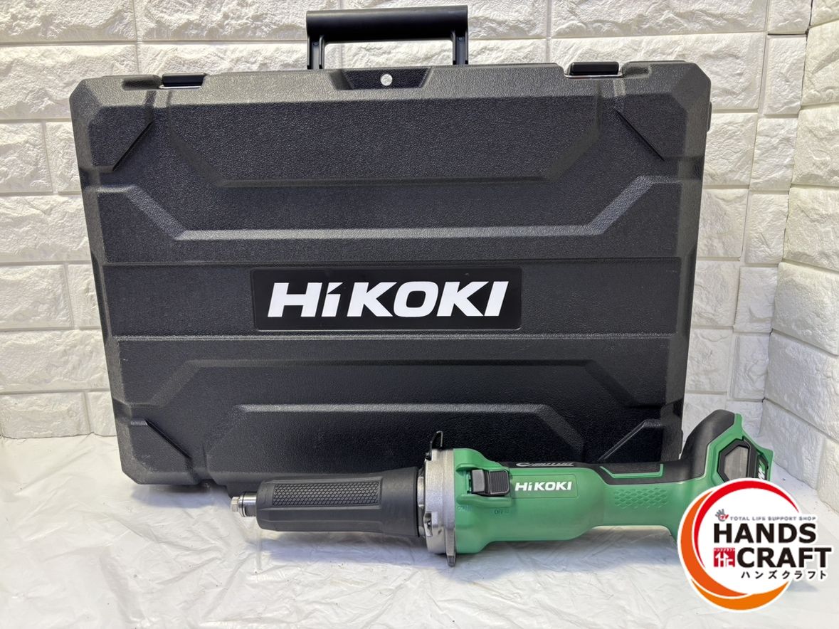 ▽ ハイコーキ GP36DA 25mmコードレスハンドグラインダ DC36V バッテリー×1 充電器×1 ケース付