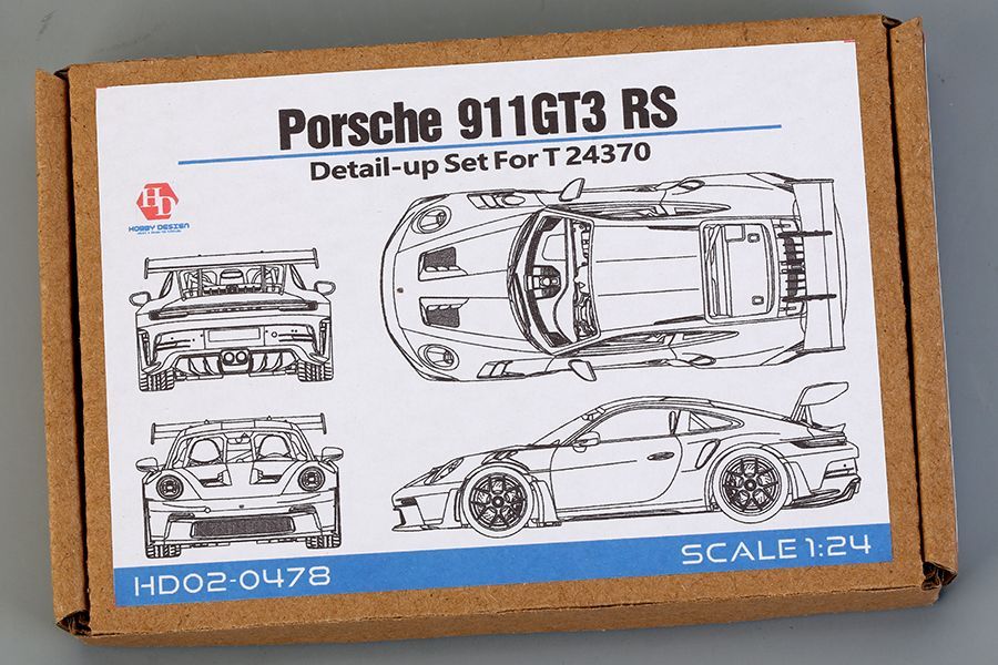 ホビーデザイン HD02-0478 1/24 ポルシェ 911 GT3 RS (992) For T