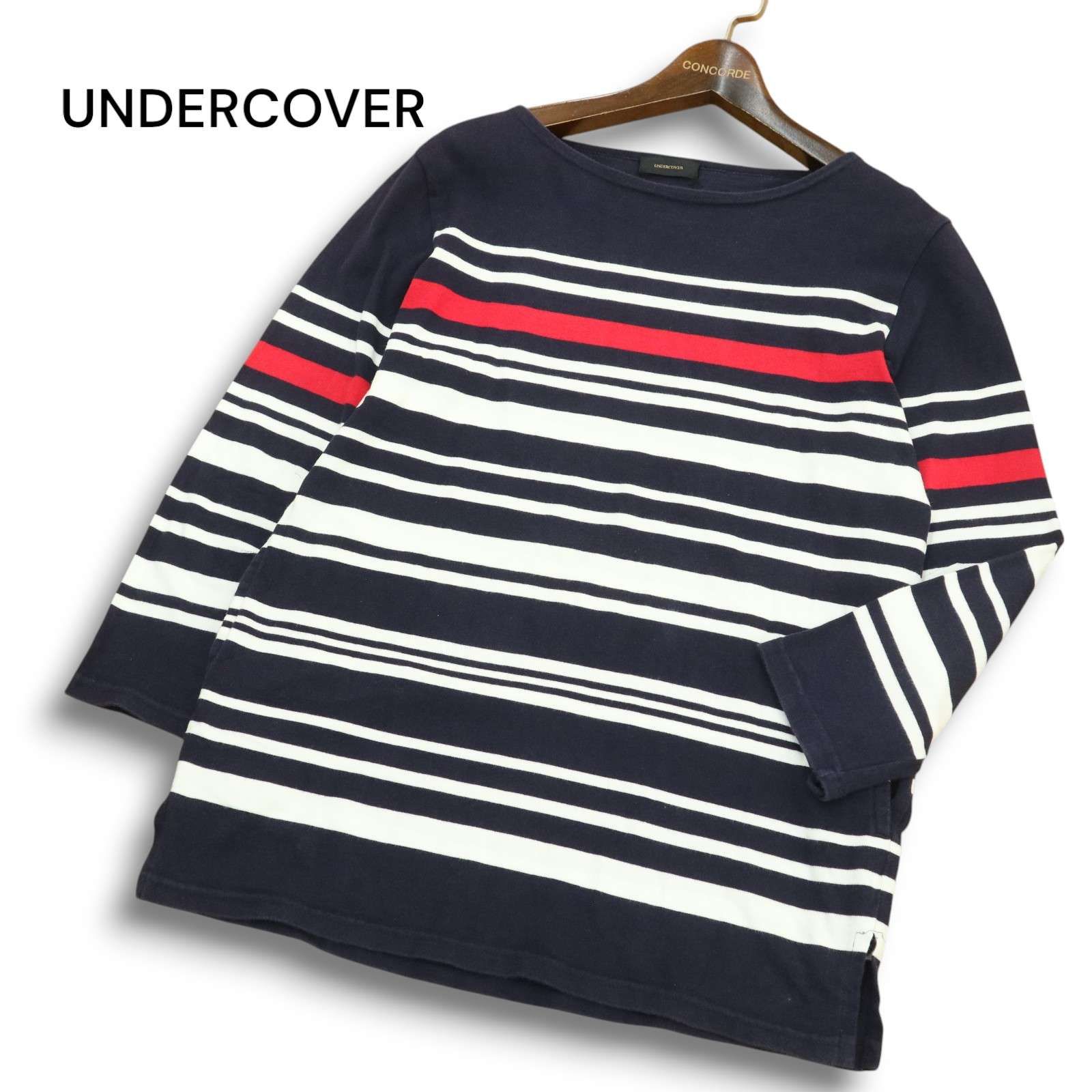 アンダーカバー　ボーダーカットソー UNDERCOVER アンダーカバー 春夏 マルチ ボーダー☆ 7分袖
