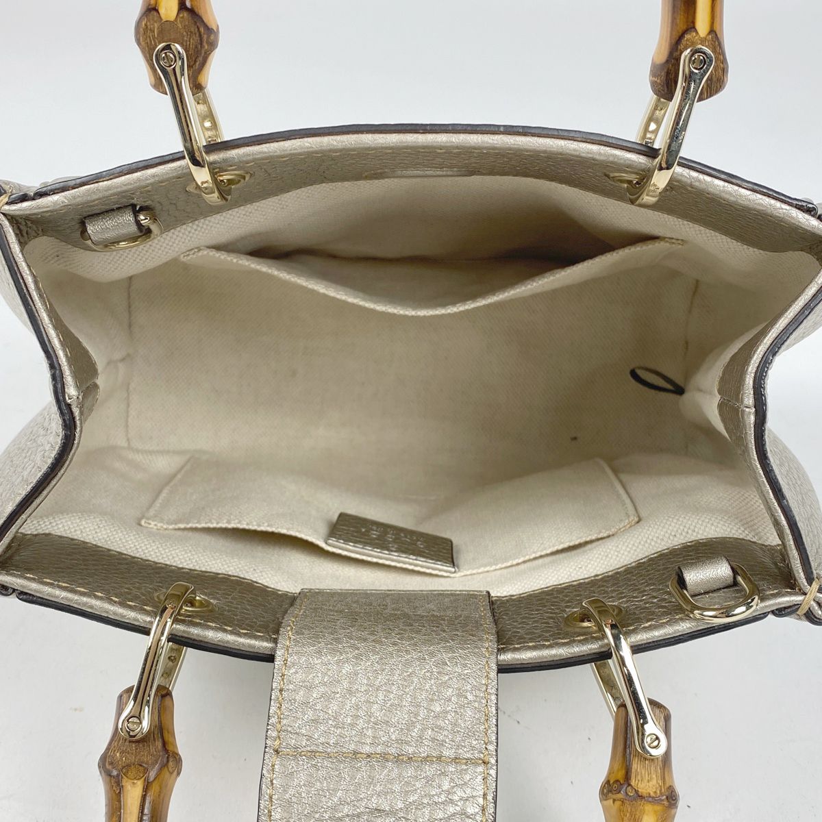 グッチ GUCCI バンブー ハンドバッグ 2WAY ショルダーバッグ ミニ