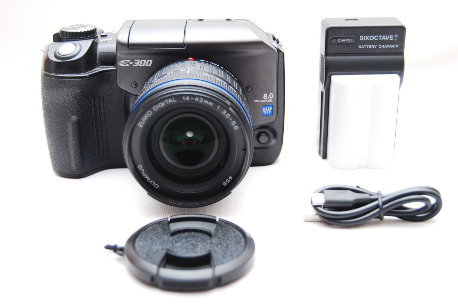 ☆OLYMPUS デジタル一眼レフカメラ E-300 ZUIKO DIGITAL ED 14-42mm F3 