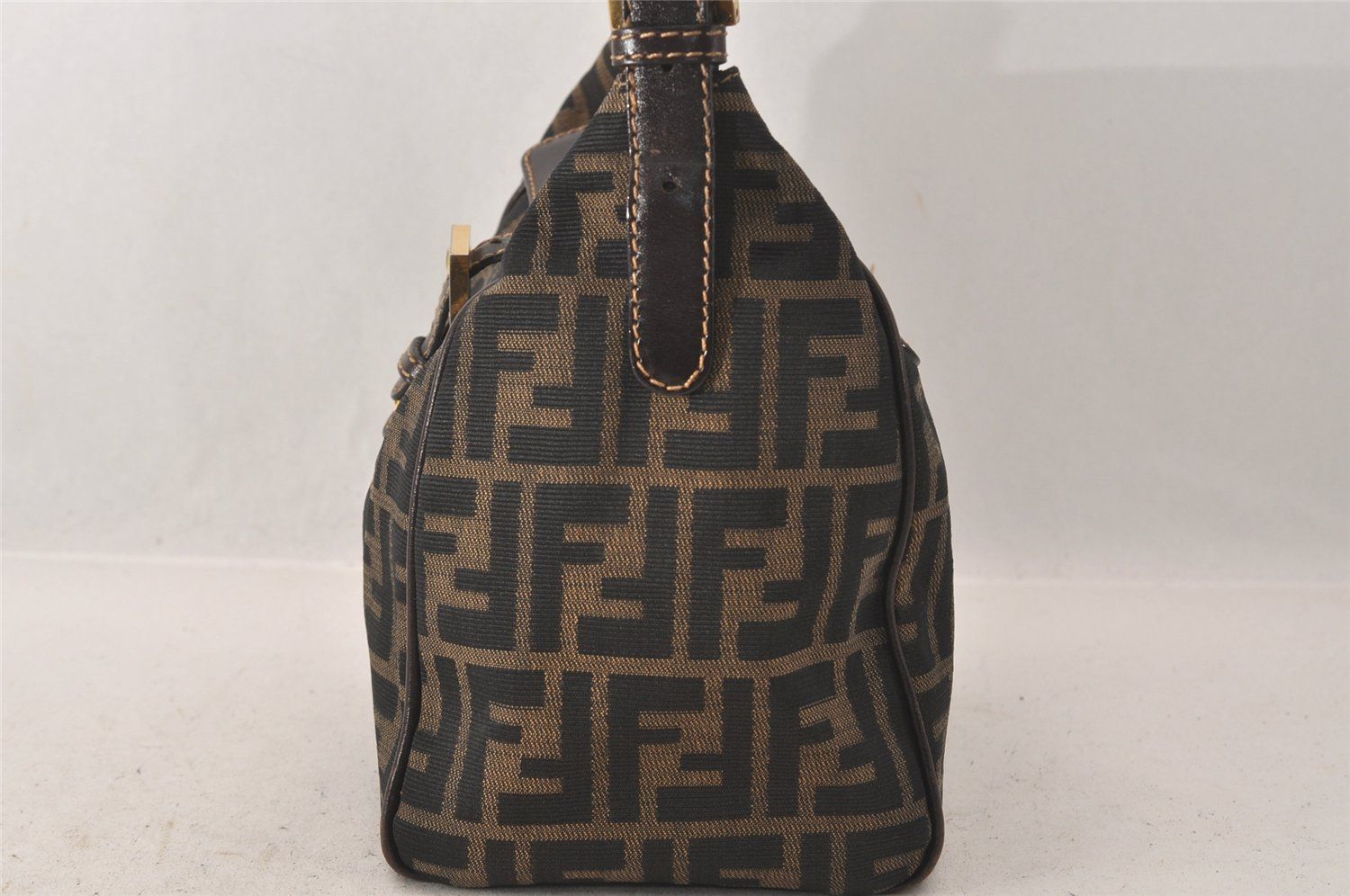 【未使用・超稀少】フェンディ　ズッカ柄　ハンドバッグ2Way ブラウン/ブラック FENDI フェンディ ズッカ柄2wayハンドバッグ 【公式通販】
