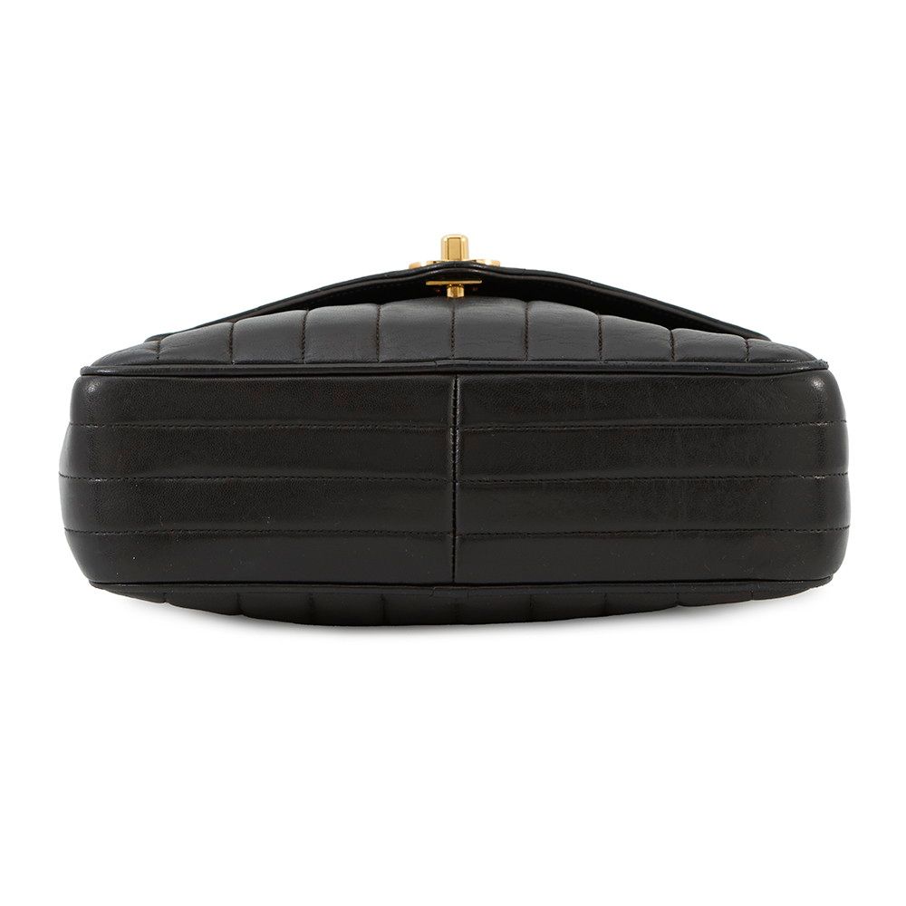 シャネル チェーンショルダーバッグ マドモアゼル ココマーク タッセルチャーム付き ラムスキン CHANEL 黒 DECORATOM_COM_BR