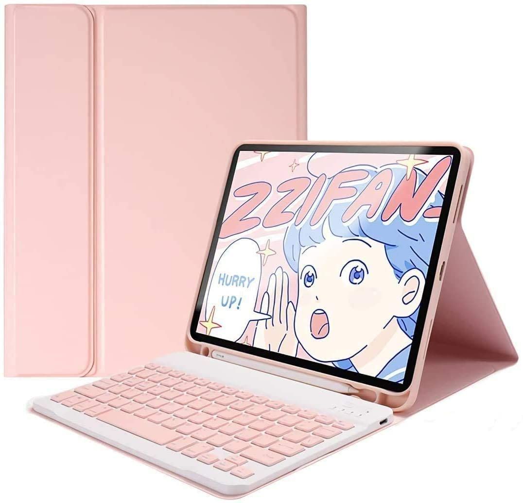 レディース カラフル カバー キーボード付きケース 11インチ Plus A9 Tab 女性ピンク Tab ギャラクシー タブレット Android 分離式 マグネット キャンディーカラー 可愛い キーボード ケース A9+ Galax