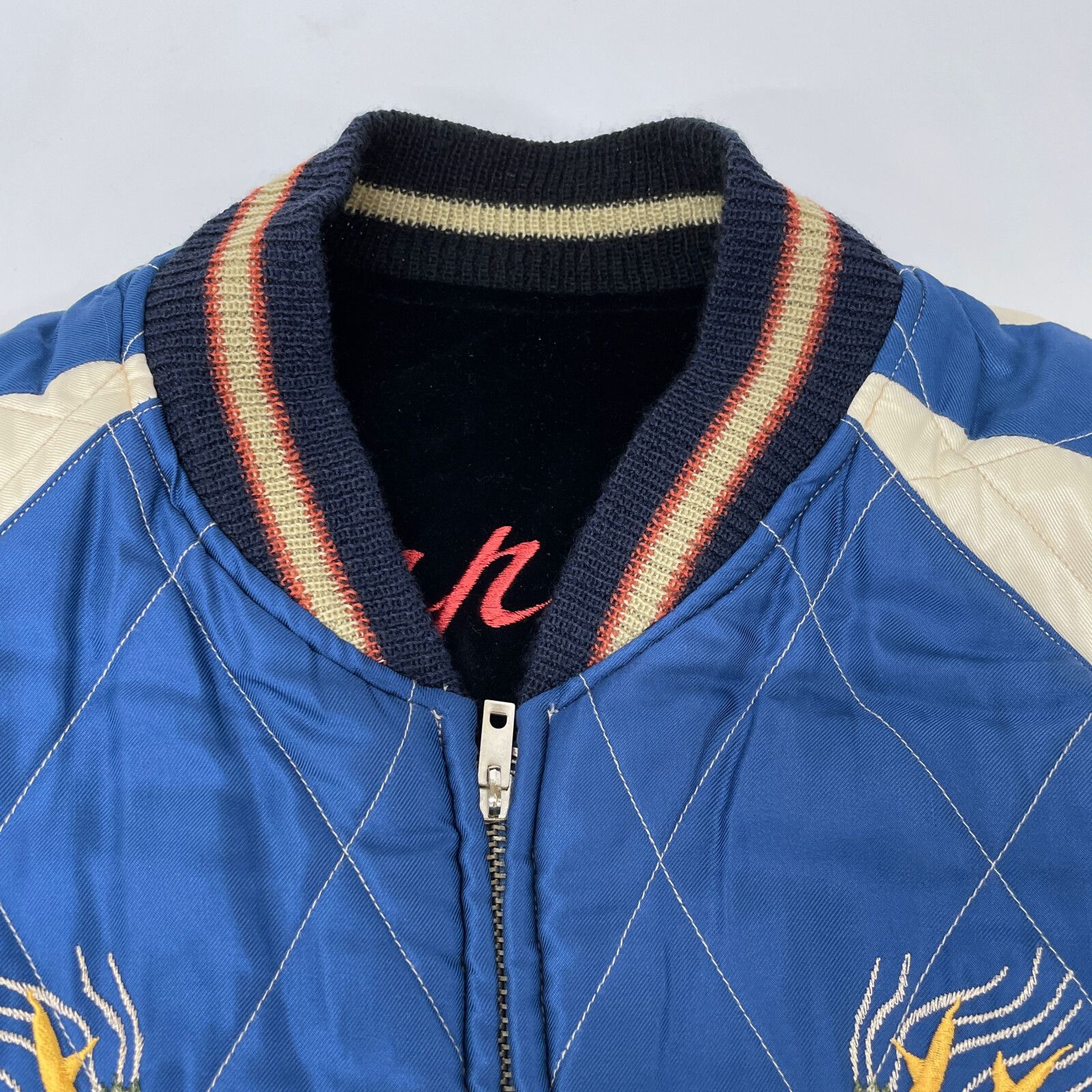 テイラー東洋 スカジャン 別珍 リバーシブル Lサイズ 虎 富士 TT11593 TAILOR TOYO テーラー東洋 別珍 リバーシブル スカジャン 髑髏