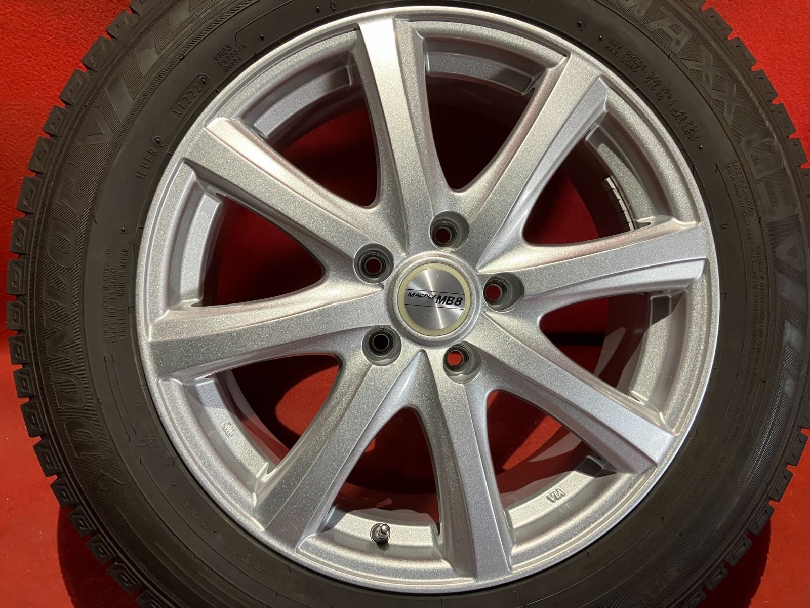 スタッドレスタイヤホイールセット 215