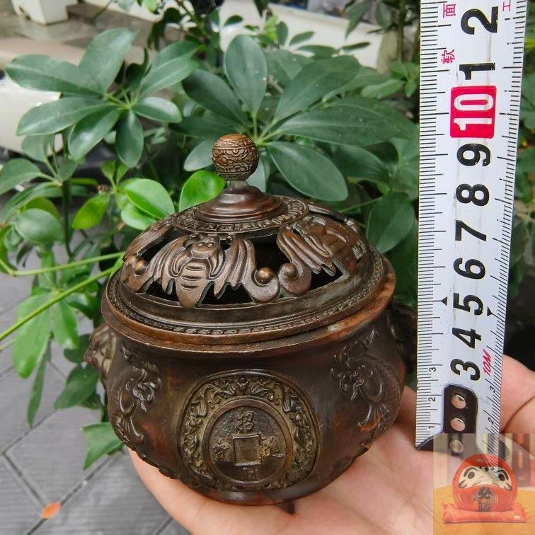 銅器 龍鳳薫香炉 盤香炉 茶道香炉 装飾品 工芸品 置物 銅器 龍鳳薫香炉 盤香炉 茶道香炉 装飾品 工芸品 置物