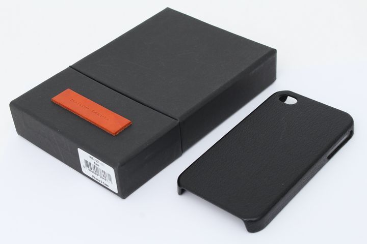 メゾンタクヤ iPhone5ケース ヤギ革 ゴートレザー 未使用 アイフォン カバー ブランド 黒 メンズ ブラック MAISON TAKUYA メゾンタクヤ iPhone5ケース ヤギ革 ゴートレザー 未使用