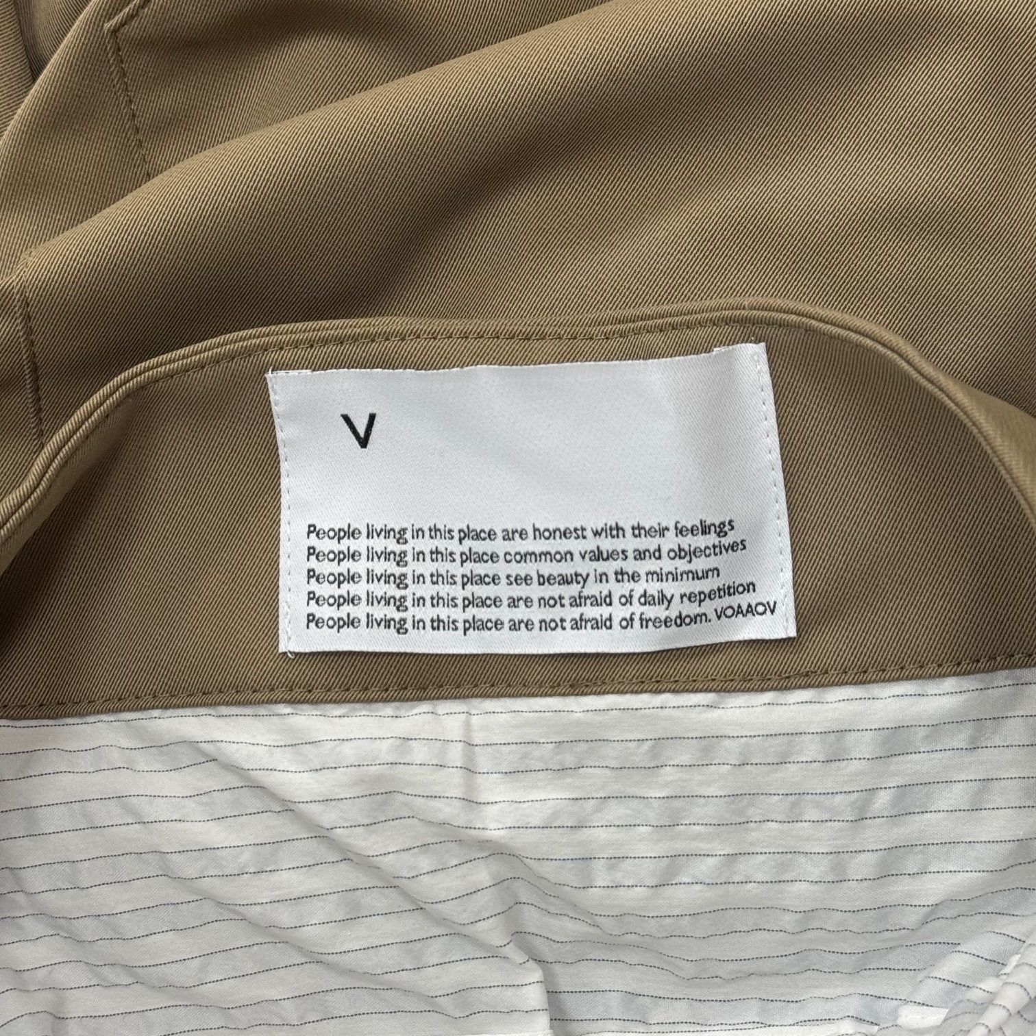 参考上代24200円 未使用品 VOAAOV 24SS Relux Tech Chino