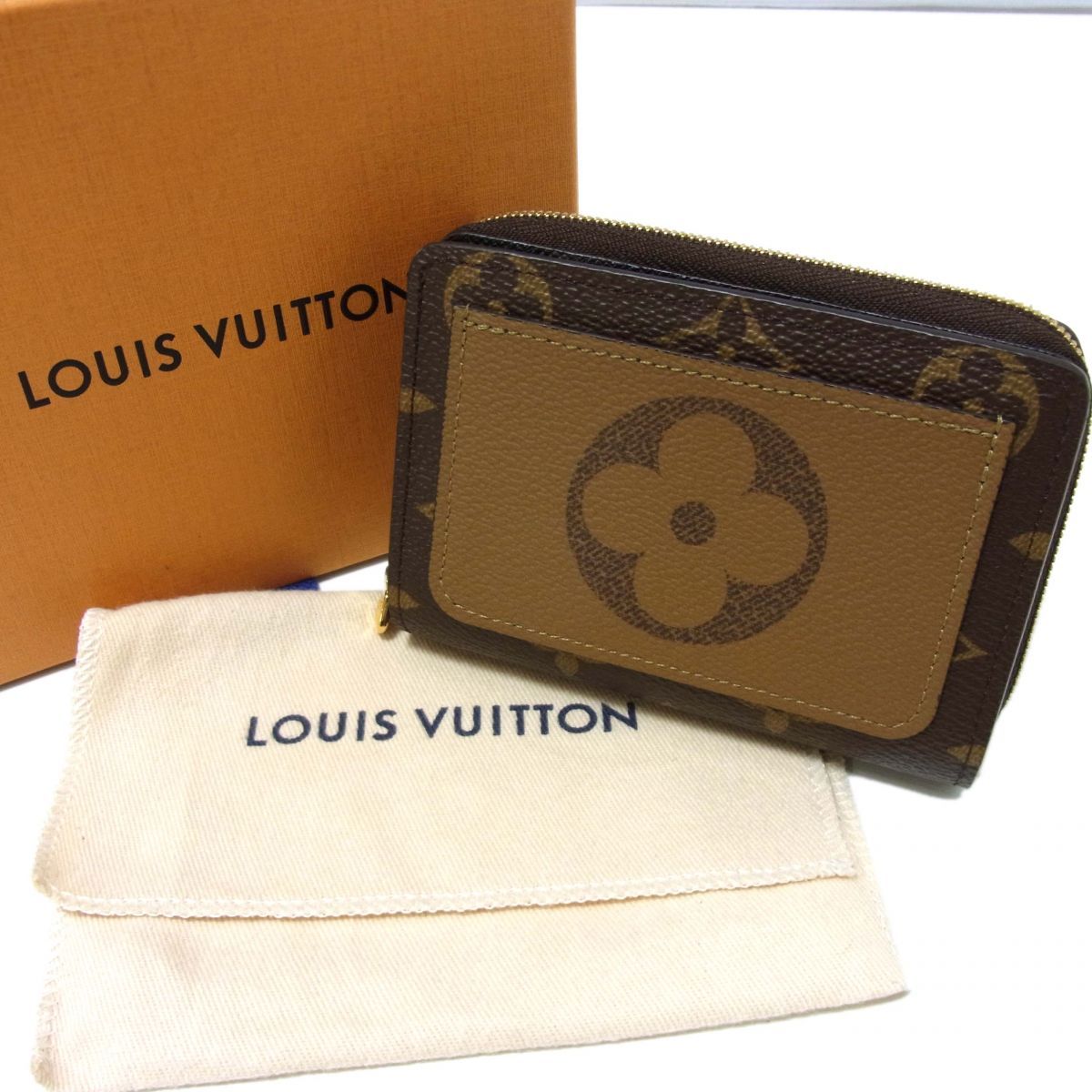 LOUIS VUITTON ルイ・ヴィトン 二つ折り財布 モノグラム リバース ポルトフォイユ・ルー M81461 IC レディース